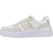 Tommy Hilfiger Stiliga Basket Sneakers White, Dam