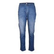 Daniele Alessandrini Grå Bomull Elastan Jeans Blue, Herr