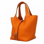 Hermès Vintage Pre-owned Laeder handvskor Orange, Dam