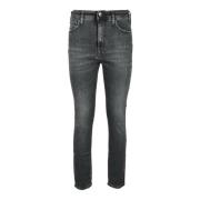 Cycle Denim Stretch Jeans Gray, Dam