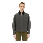 Burberry Canvasjacka Corduroy Krage Klassisk Stil Green, Herr