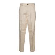 Brunello Cucinelli Stiliga byxor för män Beige, Herr