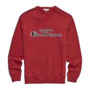 Ben Sherman Signatur Logo Sweat Röd Red, Herr