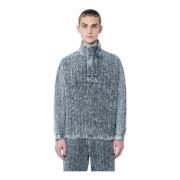 Diesel Bouclé Textur Denim Jacka Gray, Herr