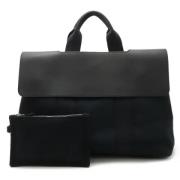 Hermès Vintage Pre-owned Canvas totevskor Black, Dam