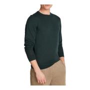 Calvin Klein Merino Crew Neck Sweater Green, Herr