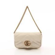 Gucci Vintage Pre-owned Laeder gucci-vskor White, Dam