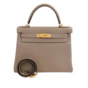 Hermès Vintage Pre-owned Laeder handvskor Gray, Dam