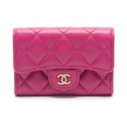 Chanel Vintage Pre-owned Laeder plnbcker Pink, Dam