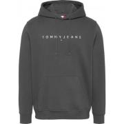 Tommy Jeans Linjär Logohoodie Black, Herr