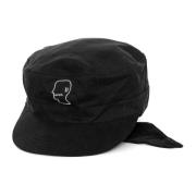 Brain Dead Logo Stitched Bandana Tie-Back Hat Black, Herr