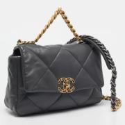 Chanel Vintage Pre-owned Laeder chanel-vskor Gray, Dam