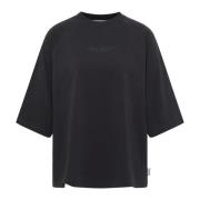 Carlo Colucci Premium Familj Oversize T-shirt Black, Dam