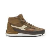 Diadora Bruna Snygga Herr Sneakers för Höst/Vinter Brown, Herr