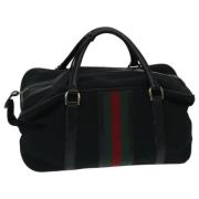 Gucci Vintage Pre-owned Canvas gucci-vskor Black, Dam