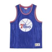 Mitchell & Ness NBA Dazzle Tank Top i lagfärger Blue, Herr