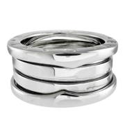 Bvlgari Vintage Pre-owned Silver ringar Gray, Dam