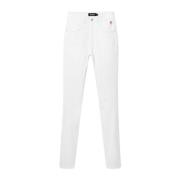 Desigual Slim Fit Bomull Jeans Kollektion White, Dam