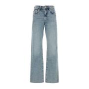 7 For All Mankind Raka Straight Jeans Blue, Dam