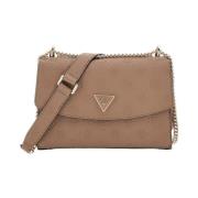 Guess Mörk Taupe Crossbody-väska Brown, Dam