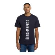 Bikkembergs Kortärmad T-shirt Blue, Herr