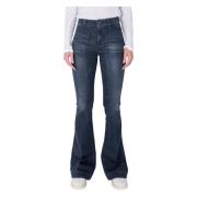 Seafarer Flared Leg Jeans Delphine Blue, Dam