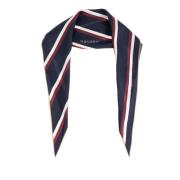 Alexander McQueen Sidenscarf Blue, Dam