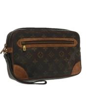 Louis Vuitton Vintage Pre-owned Canvas kuvertvskor Brown, Dam