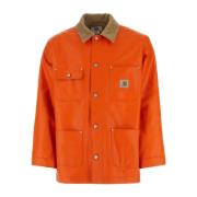 Junya Watanabe Orange Bomull Carhartt Jacka Orange, Herr