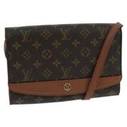 Louis Vuitton Vintage Pre-owned Canvas louis-vuitton-vskor Brown, Dam