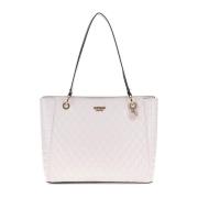 Guess Adi Small Satchel White Väska White, Dam