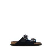 Birkenstock Blå Sunshine Arizona Tofflor Blue, Dam