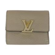 Louis Vuitton Vintage Pre-owned Laeder plnbcker Beige, Dam