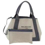 Balenciaga Vintage Pre-owned Canvas balenciaga-vskor White, Dam