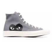 Comme des Garçons Play Grå Heart Ct70 Hi Top Sneakers Gray, Herr