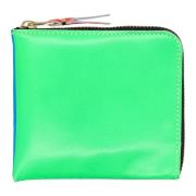 Comme des Garçons Fluo Dragkedja Plånbok Green, Unisex