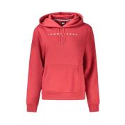 Tommy Hilfiger Röd Bomullströja | Roter Baumwollpullover Red, Dam