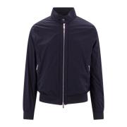 Moorer Bomber Jackets Blue, Herr