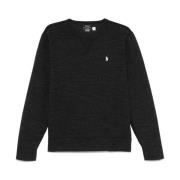 Polo Ralph Lauren Svart Pony-Broderad Sweatshirt Black, Herr