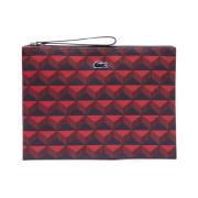 Lacoste Säsongsbetonat Koncept Pouch Henne/Marine Red, Unisex