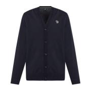 PS By Paul Smith Bomullscardigan Blue, Herr