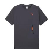 PUMA Casual T-shirts för män och kvinnor Gray, Herr