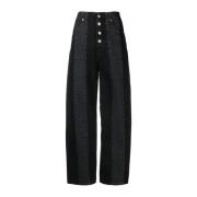 MM6 Maison Margiela Vida byxor Black, Dam