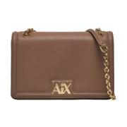 Armani Exchange Crossbody Väska Brown, Dam