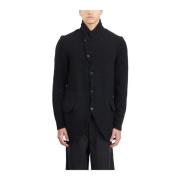 Comme des Garçons Ull Distressed Jacka Black, Herr