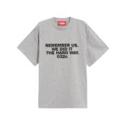 032c Amerikansk T-shirt Gray, Herr