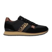 Napapijri Svart Låg Sneaker Cosmos Black, Herr