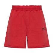 Helmut Lang Tryckta shorts Red, Herr