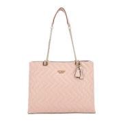 Guess Eco Mai Rosewood Axelväska Pink, Dam