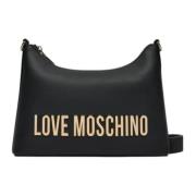 Love Moschino Stilren Dam Skulderväska Black, Dam